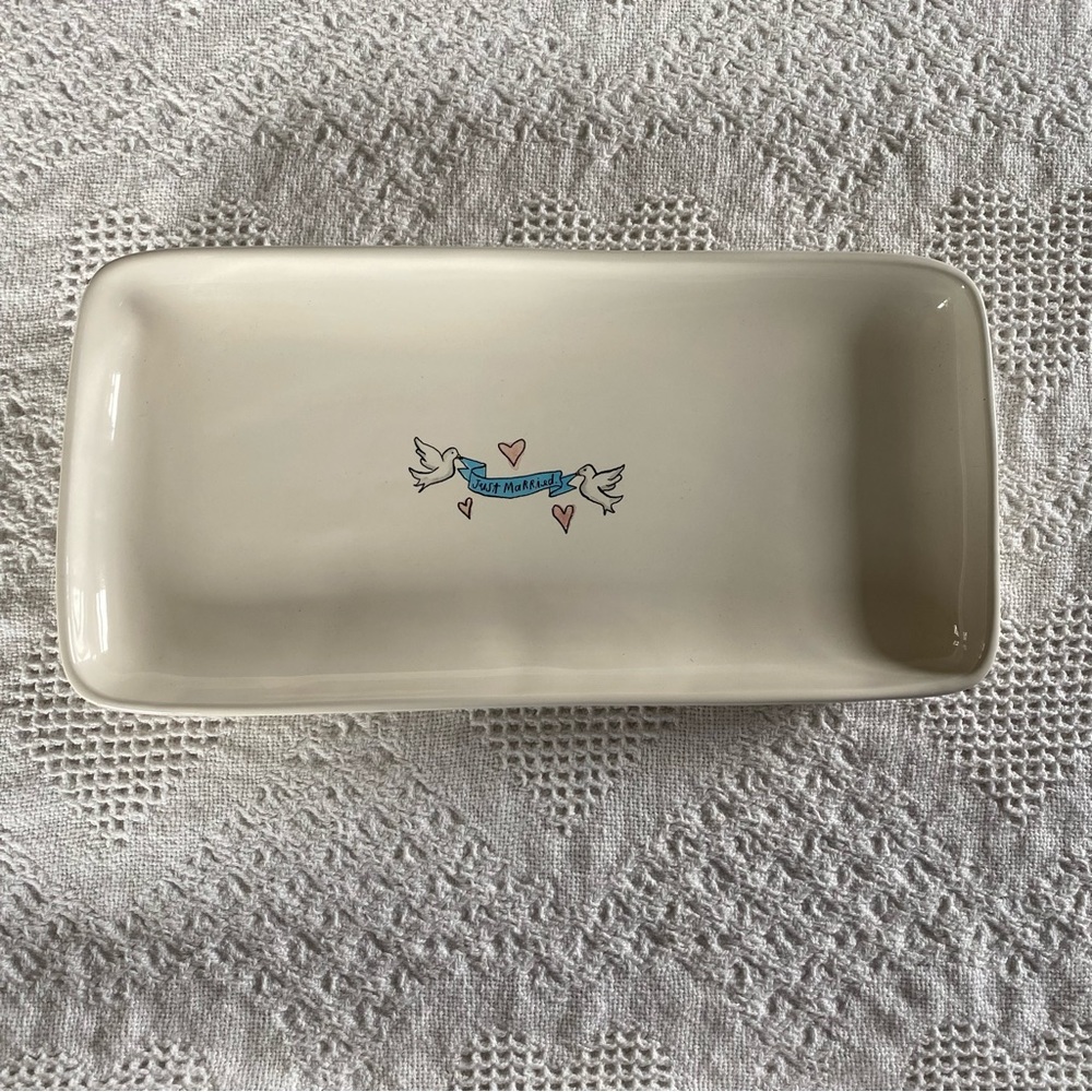 Rae Dunn “Just Married” Platter